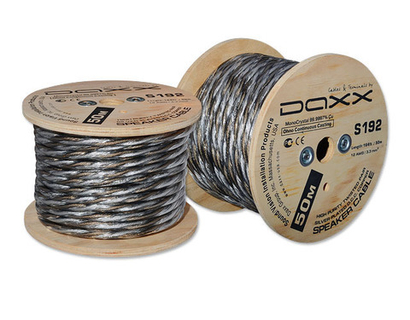 DAXX S192 Акустический кабель 12AWG (3.3мм.кв), класса Hi-End из посеребренной монокристаллической меди -1пог.м.-