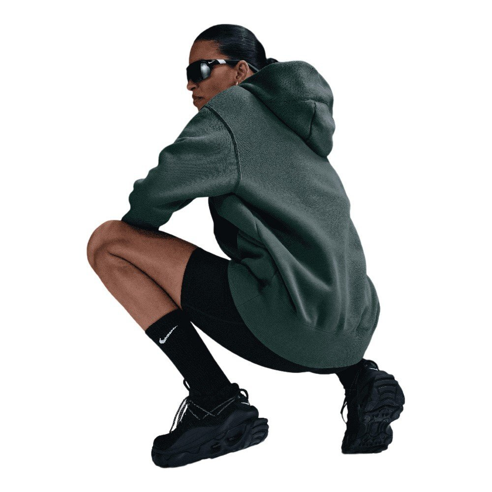 Баскетбольная женская толстовка Nike Sportswear Phoenix Fleece Green Sweatshirt