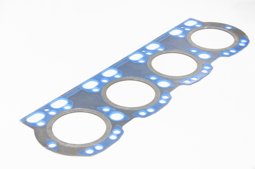 Прокладка ГБЦ ЯМЗ 238 БЕ2, ДЕ2, 6581.10 н/о а/м МАЗ метал.,общая ГБЦ, синий силикон (ПТП64)