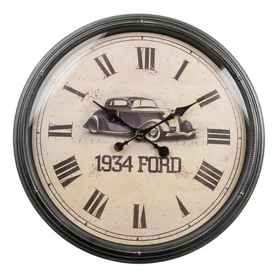 Часы настенные "Форд" Ø 51x5 см/ 1xAA Пластик,стекло,металл