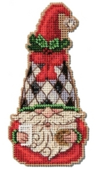 "Гном с молоком и печеньем"-JS20-2413 вышивка