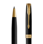 Шариковая ручка Parker Sonnet 1931519, Matte Black GT, стержень: M, цвет чернил: black , в подарочной упаковке