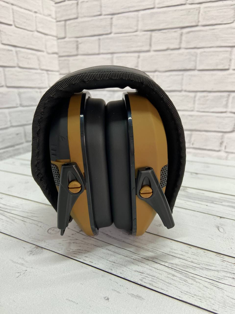 Тактические наушники с шумопоглощением/ Песок