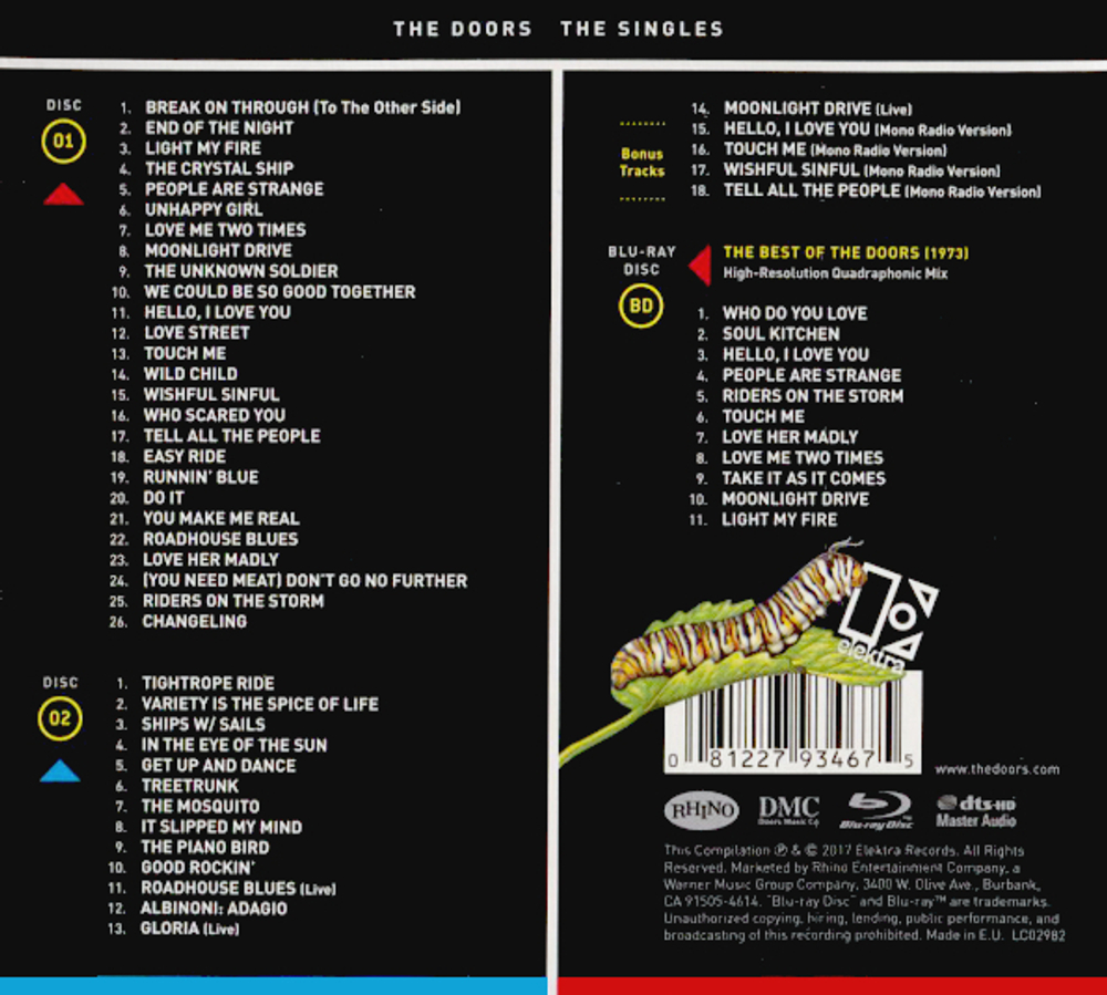 The Doors / The Singles (2CD+Blu-ray)