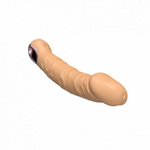 Secwell SW3020Flash – телесный силиконовый вибратор‑реалистик с 10 режимами вибрации, 22 см