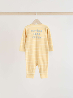 Комбинезон / Cлип для малышей Next E19-550, 3 шт., Голубой, Светло-желтый