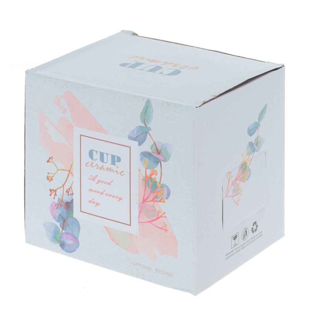 GAEM Кружка с крышкой, 450 мл, L13 W9,5 H11 см, 4в.