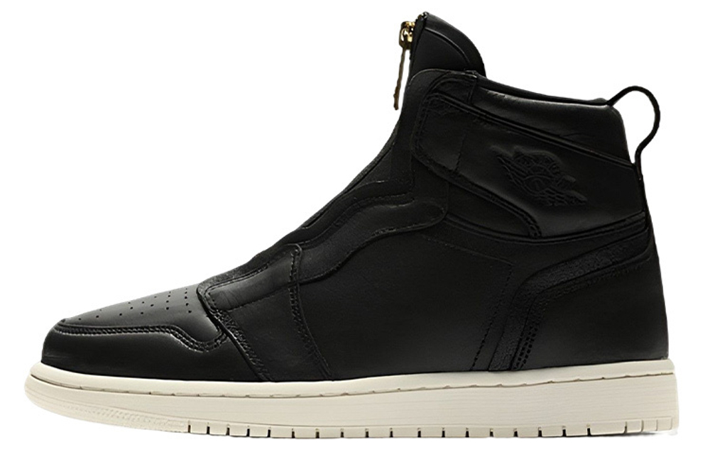 Кроссовки Jordan Air Jordan 1 Retro High Zip Black Sail (Женская размерная сетка)