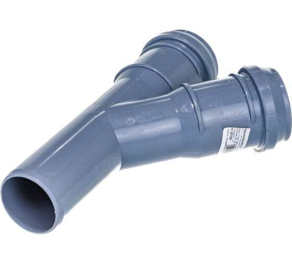 Тройник  ВК ПП 32х32х45, короб, серый,РТП (60/1)