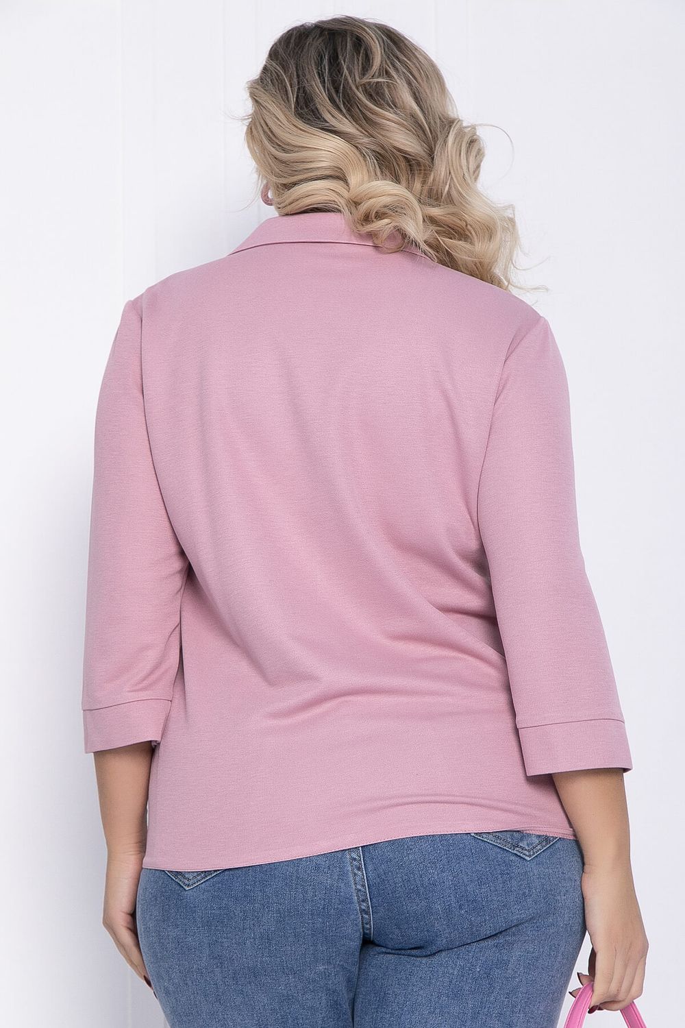 Блуза Монокини (пыльно-розовая) Б12357-18 LT Collection