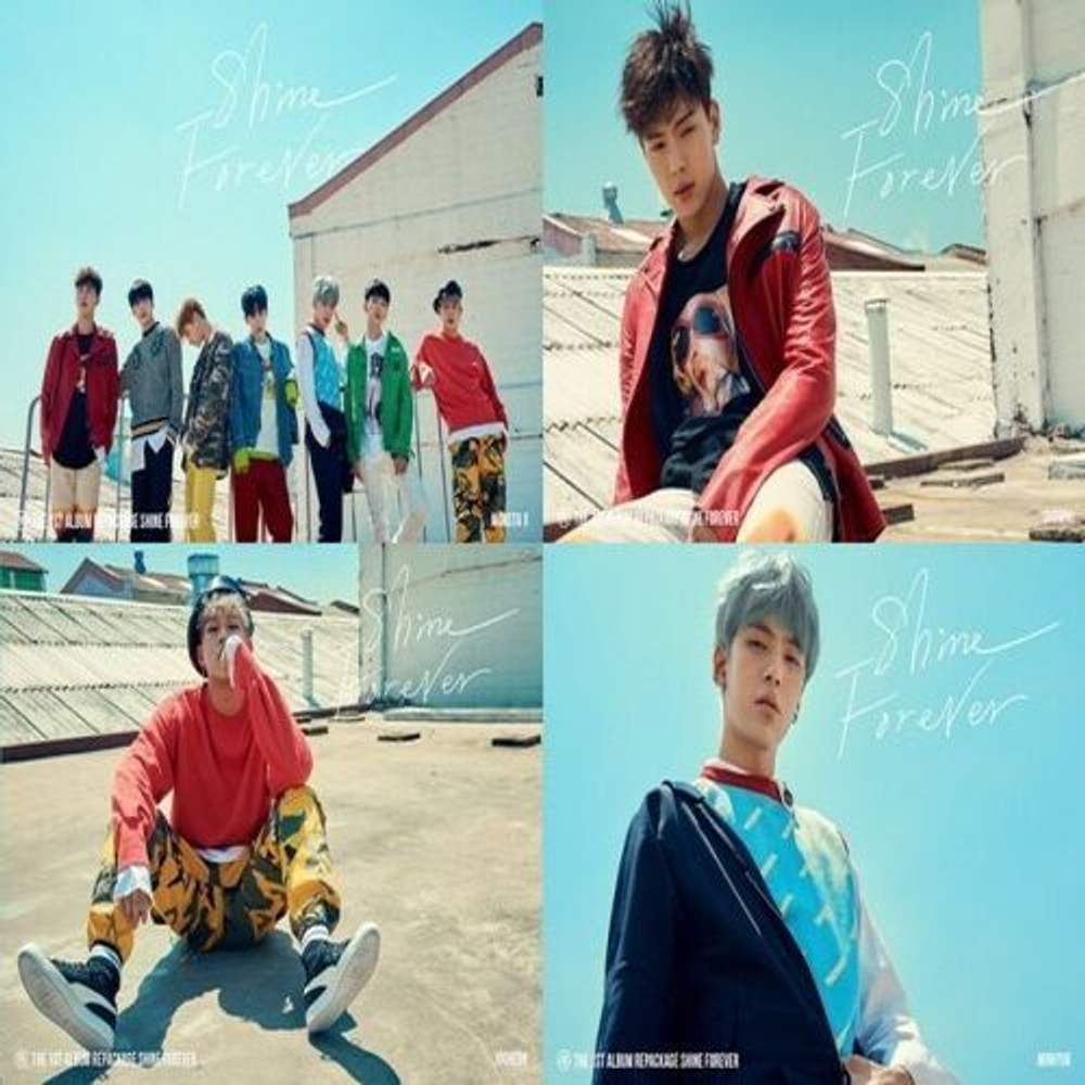 Альбом Monsta X - Shine Forever 1st Repackage Album RANDOM Version