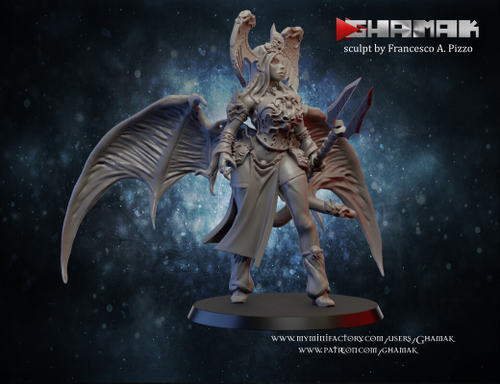 Grand Alliance Chaos Hosts of Slaanesh Chaos Daemons Суккуб №2 миниатюра для dnd, днд, pathfinder, фентези, Настольная игра, НРИ, Варгейм, РПГ