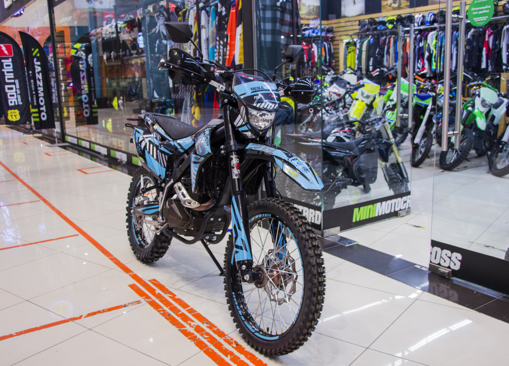 Мотоцикл эндуро Regulmoto ZR 250 PR 2021 г. ПТС (черный-синий)