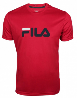 Мужская теннисная футболка Fila T-Shirt "Logo" M - красный