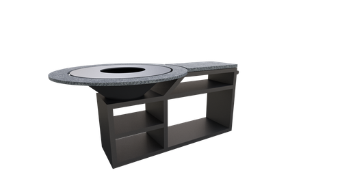 Дровяной гриль-очаг Elbrus Grill Памир 1200 Pro со столешницей из искусств. камня