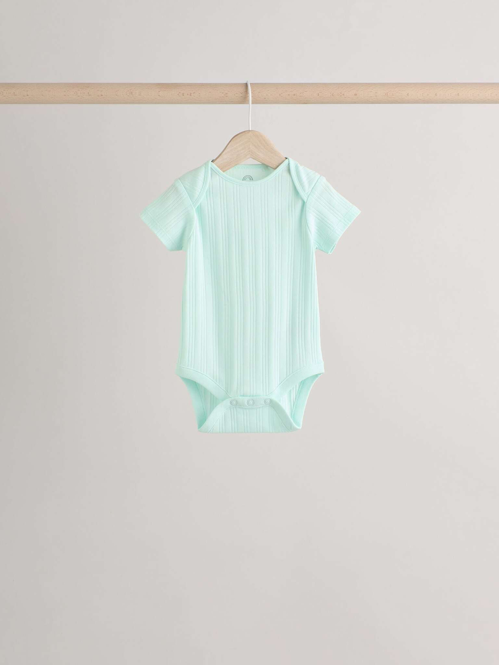 Боди с коротким рукавом для малышей Next E19-733, 5 шт., Сиреневый, Розовый, Мятный, Светло-желтый