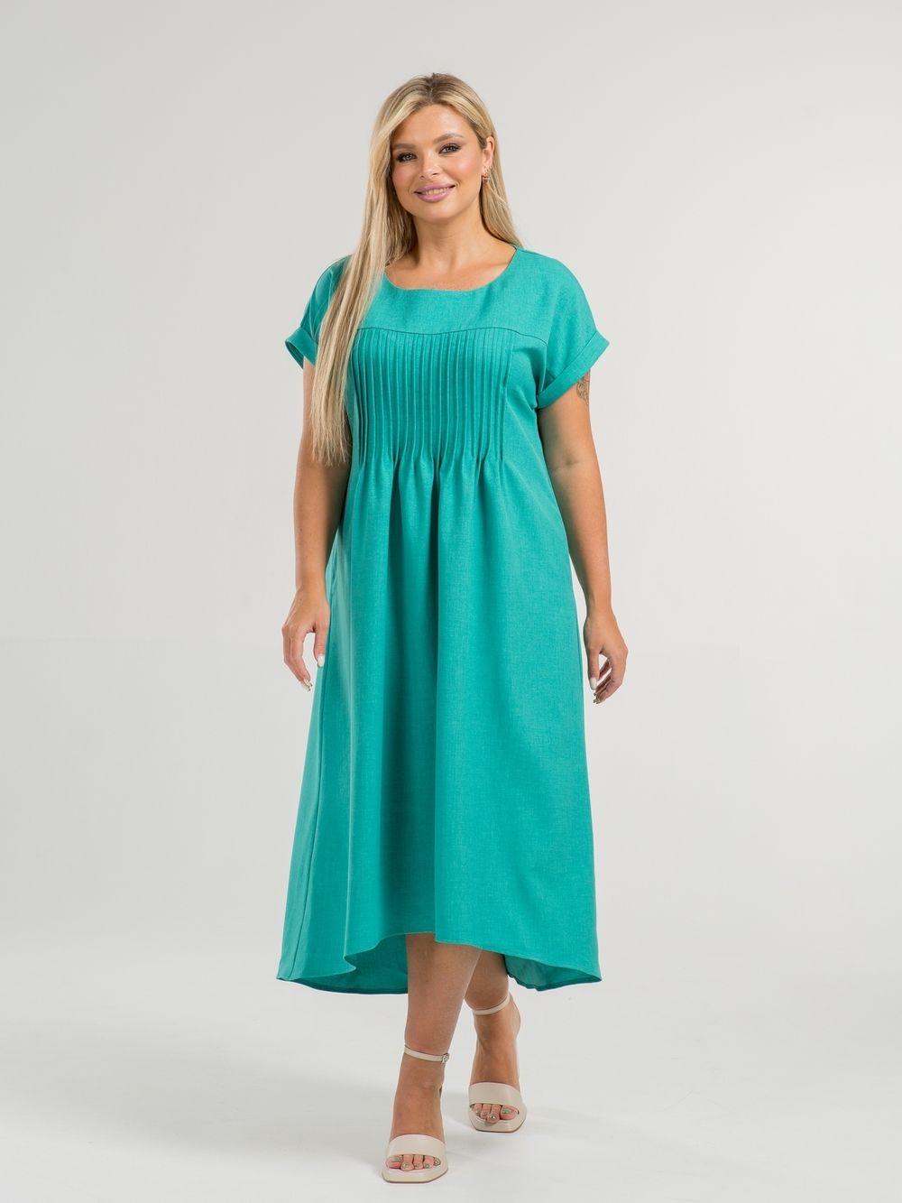 Платье 1335 зеленый Novita (Акция)