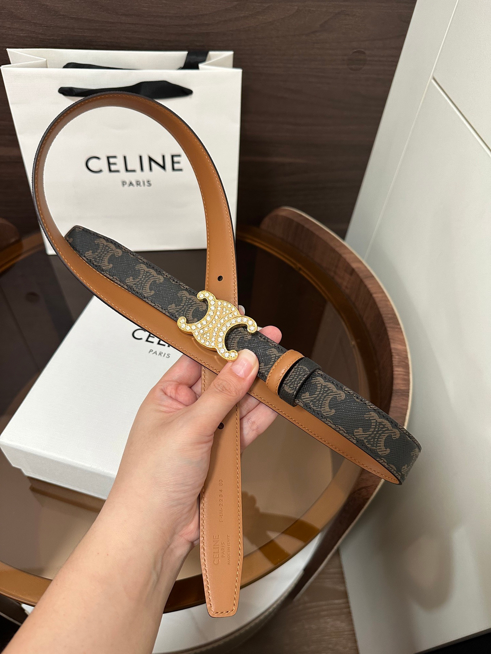 TAURILLON Кожаный двусторонний ремень с логотипом