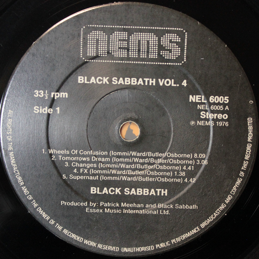 Black Sabbath / Black Sabbath Vol. 4 (LP)