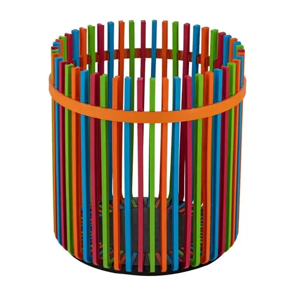 Корзина офисная Универсальная 10 л ассорти 240х255мм