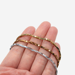 Гематин (гематит), оттенок "Родий", кубик 2мм