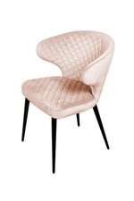 Стул Richard ромб, бархат светло-бежевый 2