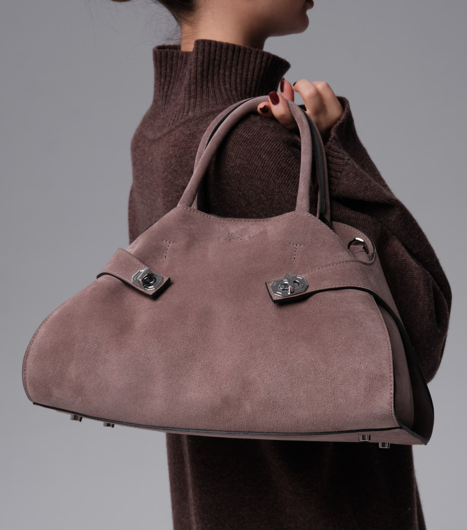 Замшевая сумка DBR 30985 капучино