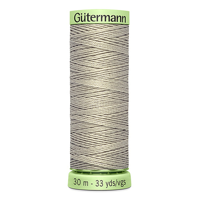 Нить Top Stitch 30/30 м для декоративной отстрочки, Gutermann, 633 бежево-суровый