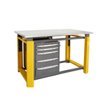 Усиленный верстак с 1 тумбой