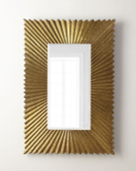 Золотое настенное зеркало “Майлз”