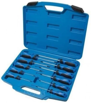 Набор отверток TORX с отверстием 11пр.(ТН6,7,8,9,10,15х75мм, ТН20,25,27х100мм, ТН30х125мм, ТН40х150мм), в кейсе RockForce##Rock FORCE RF-2119T