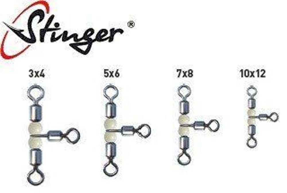 Вертлюг для рыбалки отводной ST-1006-10х12 (1 упк 5 шт)