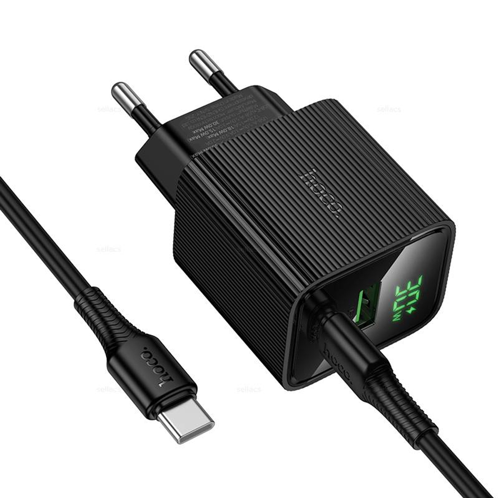 Зарядное устройство для Type-C PD30W+QC3.0 Hoco CS84A (black)