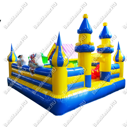 Коммерческий надувной батут "Веселое королевство" 4*4*2,8 м