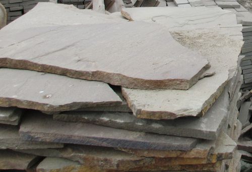 Sandstone flagstone Gray-green block /piece