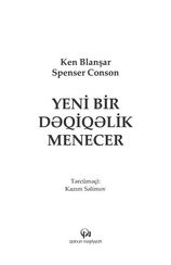 Yeni bir dəqiqəlik menecer