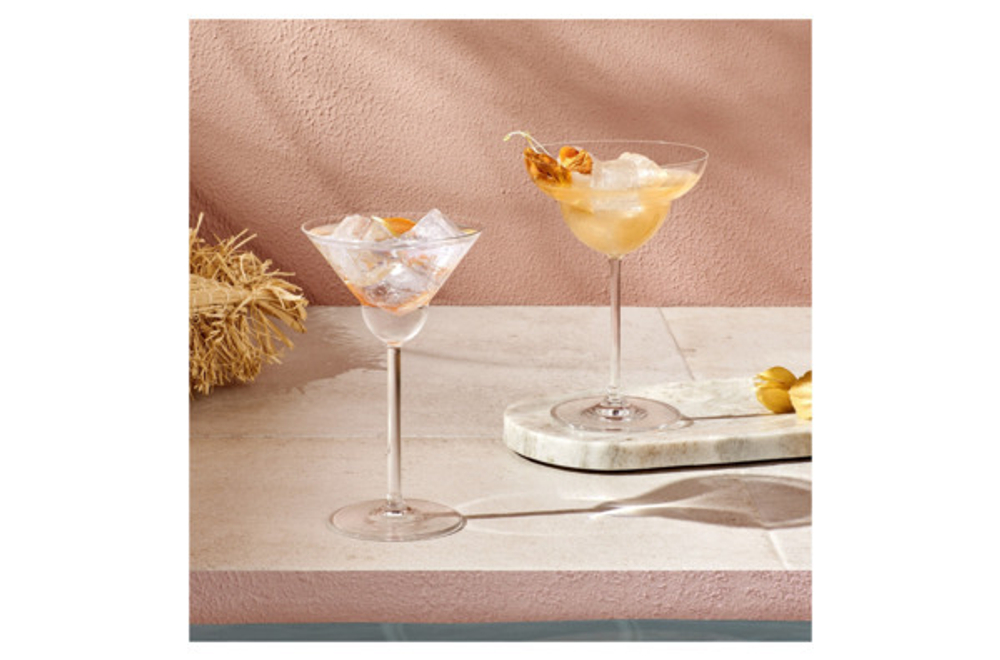 Набор бокалов для мартини 2шт 190мл Nude Glass Винтаж