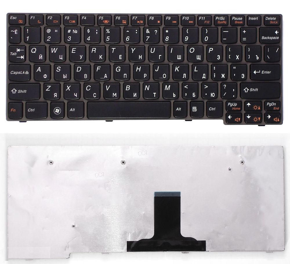 Клавиатура для ноутбука Lenovo Ideapad S110 S100 S10-3 S10-3s Series Черная