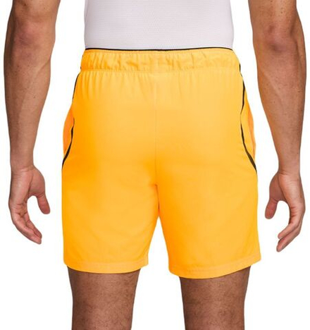 Теннисные шорты Nike Court Dri-Fit Advantage 7" Tennis Short - laser orange/black/black