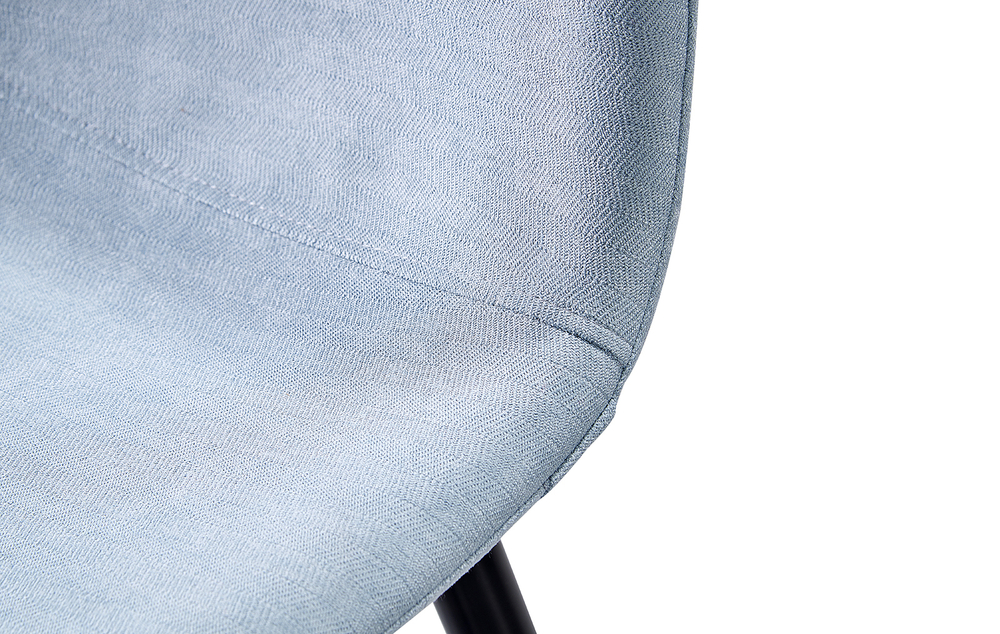 Барный стул 350B голубой/черный