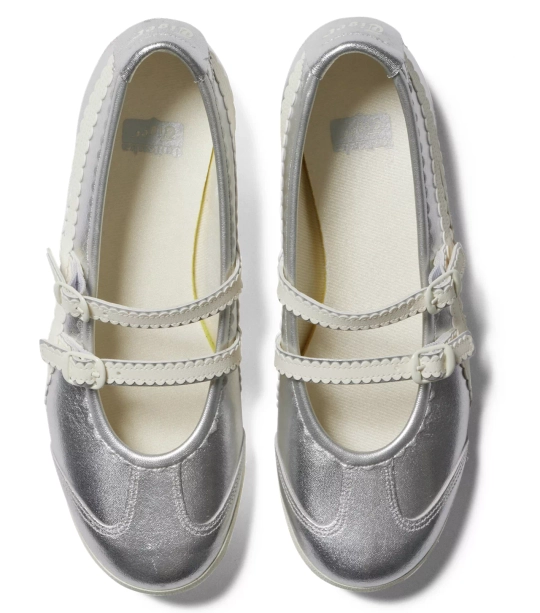 Onitsuka Tiger Балетки-кроссовки "MEXICO 66™ TGRS, серебряный/кремовый