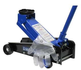 Домкрат гидравлический подкатной  3,0т h=135-460мм МаякАвто 1630