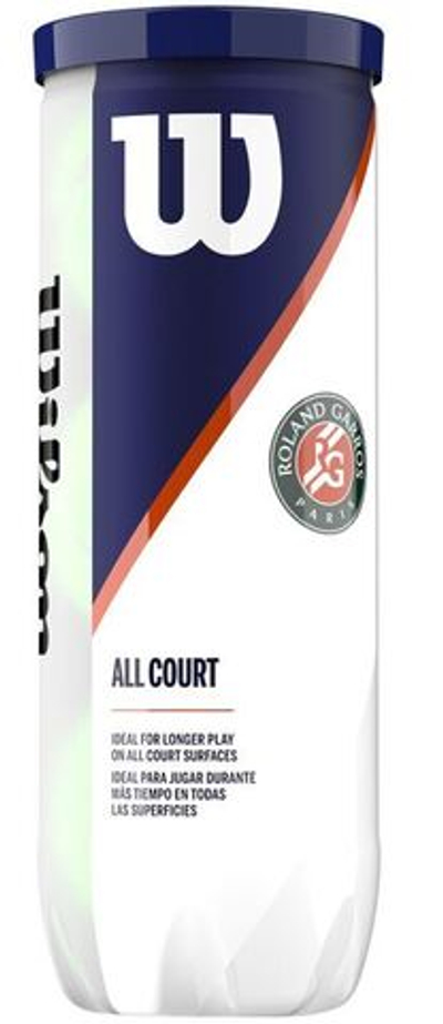 Теннисные мячи Wilson Roland Garros All Court 3B