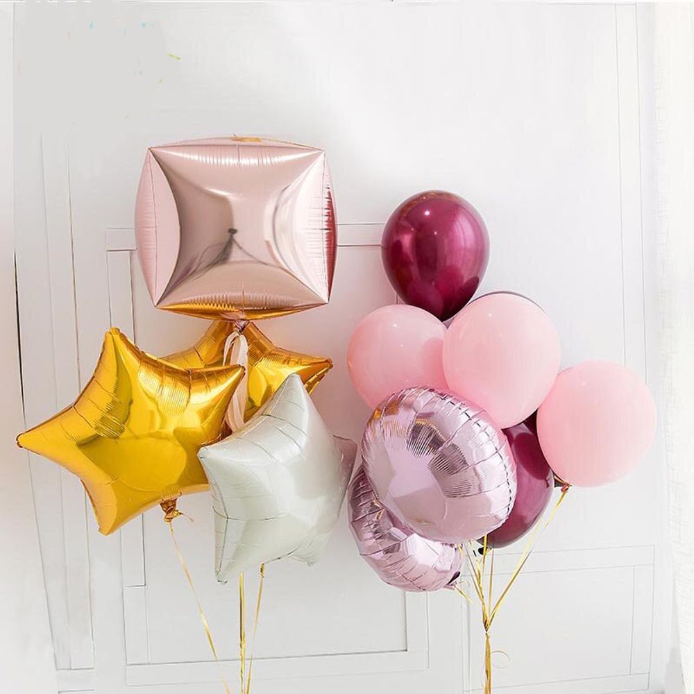 Шар (32"/81 см) Звезда, Золото 1 шт.