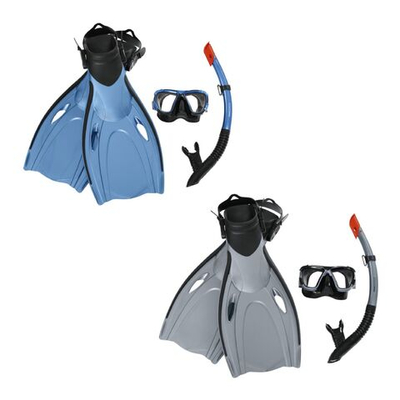 Спорт Набор д/плаванья маска+трубка от 14лет BlackSea 25045BW