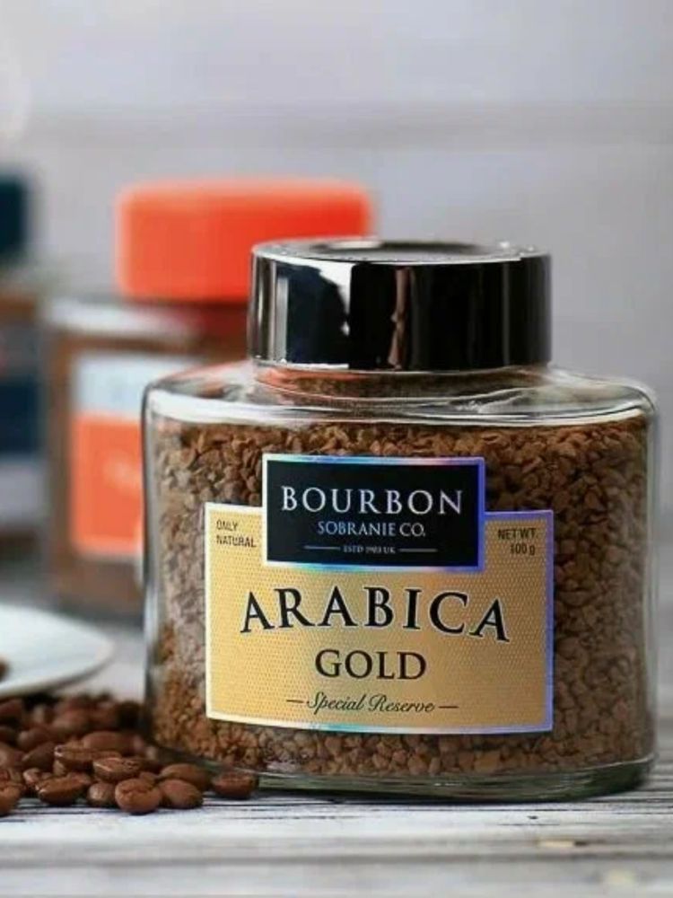 Кофе растворимый Bourbon Arabica Gold 100 г