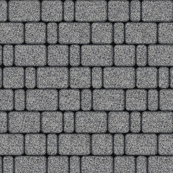 Тротуарная плитка КЛАССИКО - Гранит+ Серый с черным, комплект из 3 видов плит