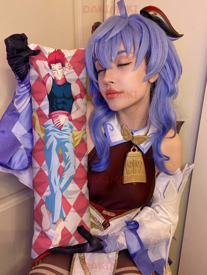 Мини дакимакура Хисока Мороу из Охотник х Охотник арт. M0753, 60х20 см