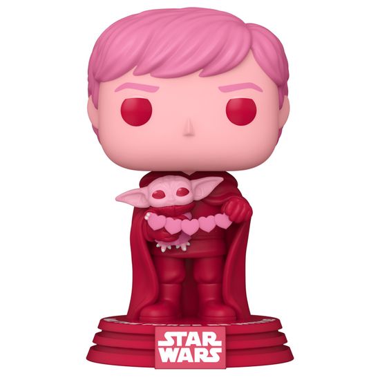 Фигурка Funko POP! Bobble Star Wars Valentines Luke Skywalker With Grogu (494) 60125