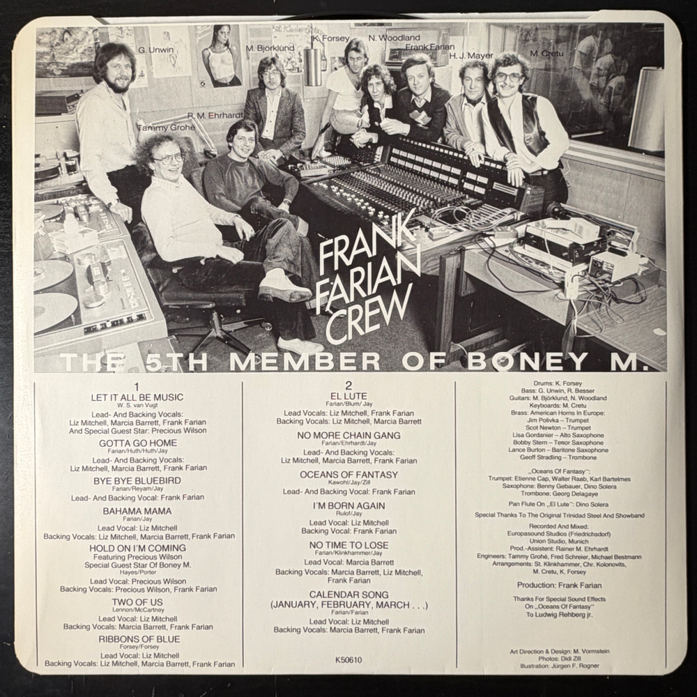 Boney M. ‎– Oceans Of Fantasy (Англия 1979г.)